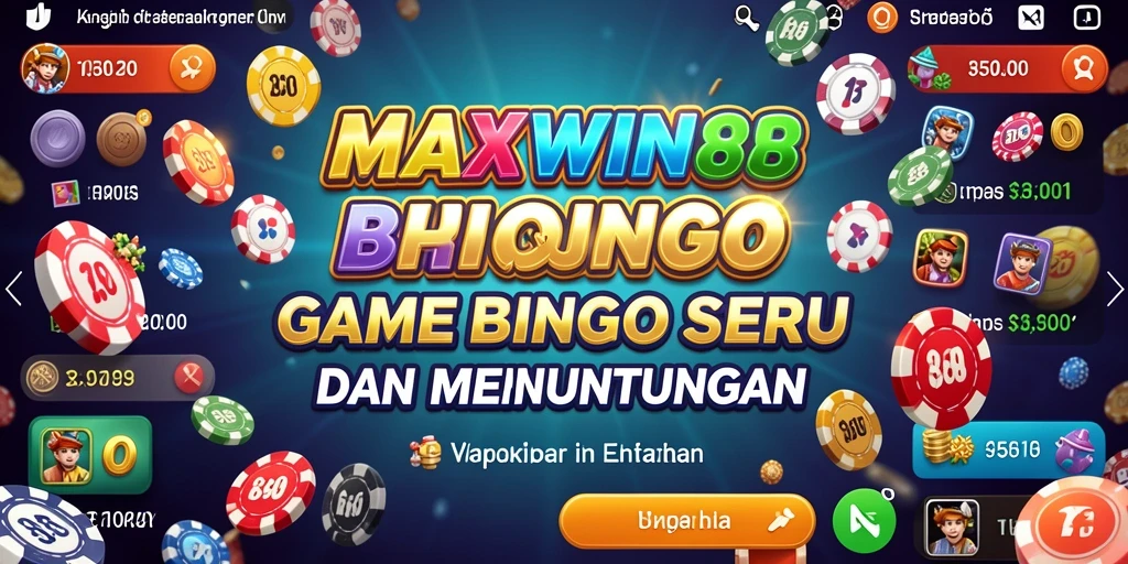 Tampilan menarik gameplay Bingo di MAXWIN88.