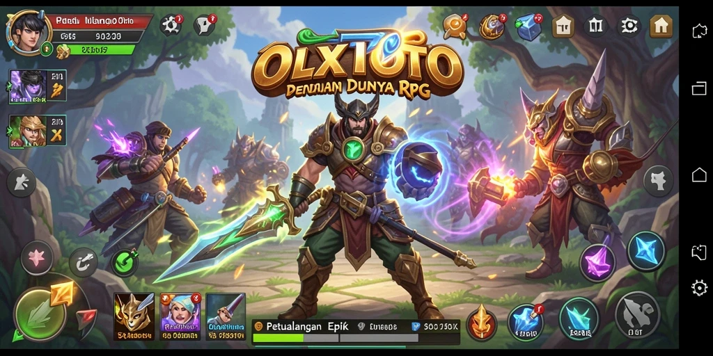 Screenshot OLXTOTO menunjukkan aksi pertempuran yang mendebarkan dalam dunia RPG.