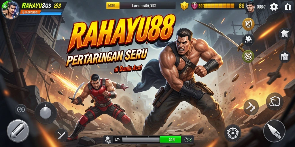 Screenshot RAHAYU88 menampilkan aksi pertarungan yang mendebarkan.