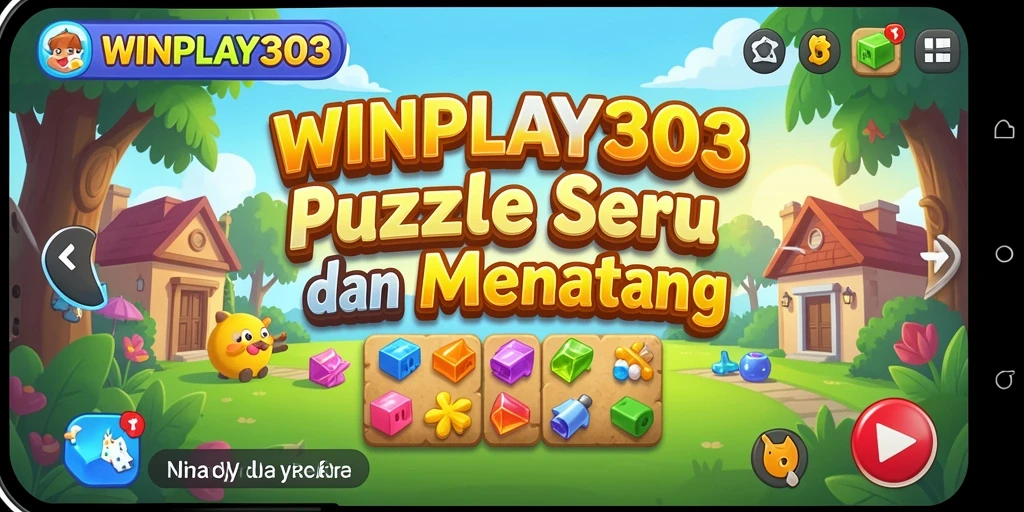 Tampilan gameplay seru saat bermain WINPLAY303 Puzzle.